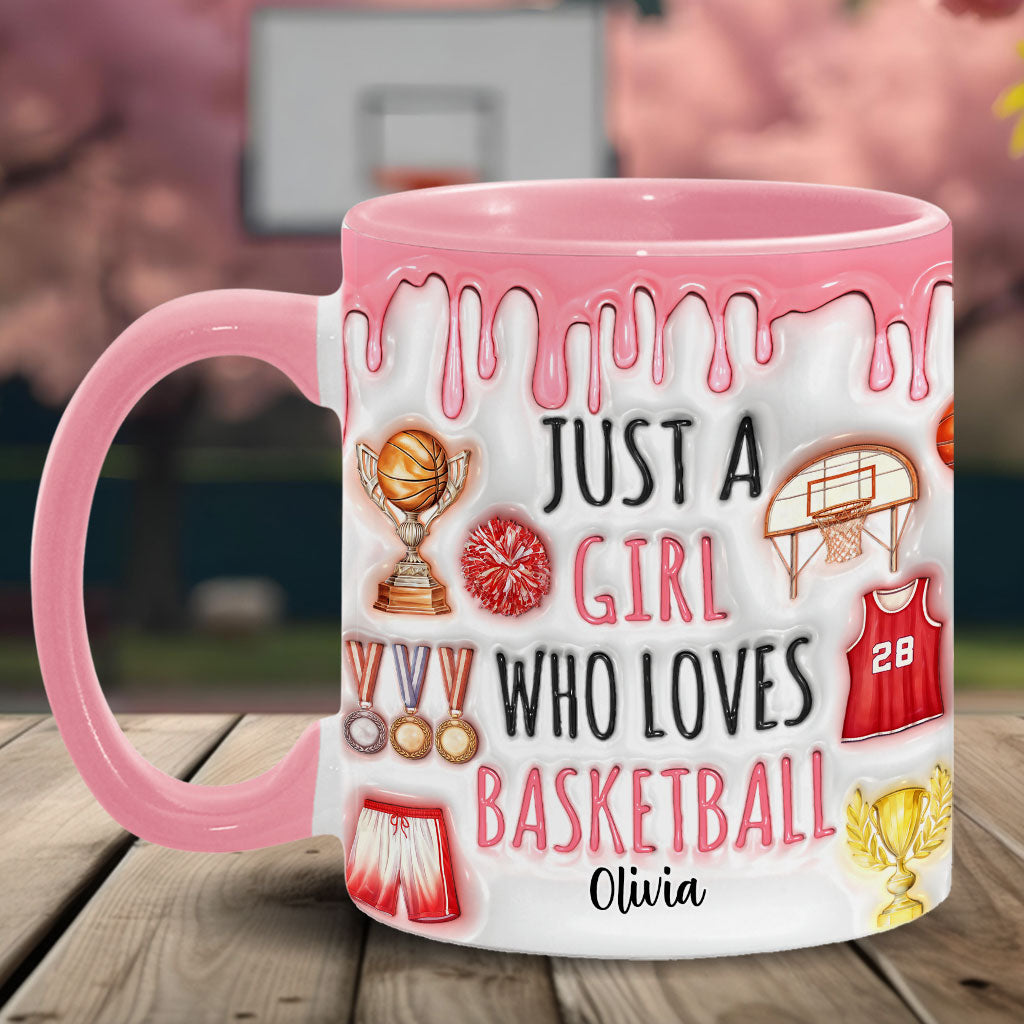 Mug personnalisé « Juste un garçon/une fille qui aime le basket »
