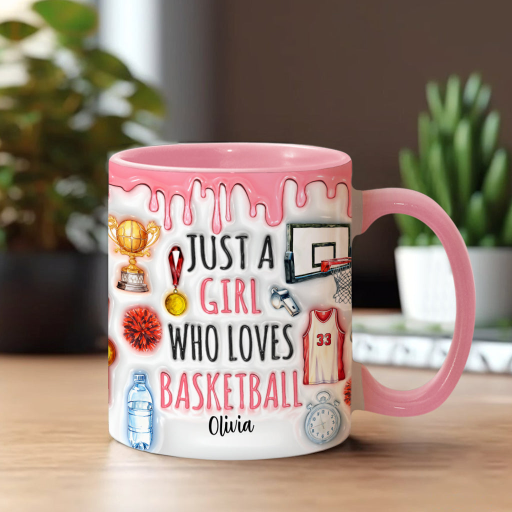 Mug personnalisé « Juste un garçon/une fille qui aime le basket »