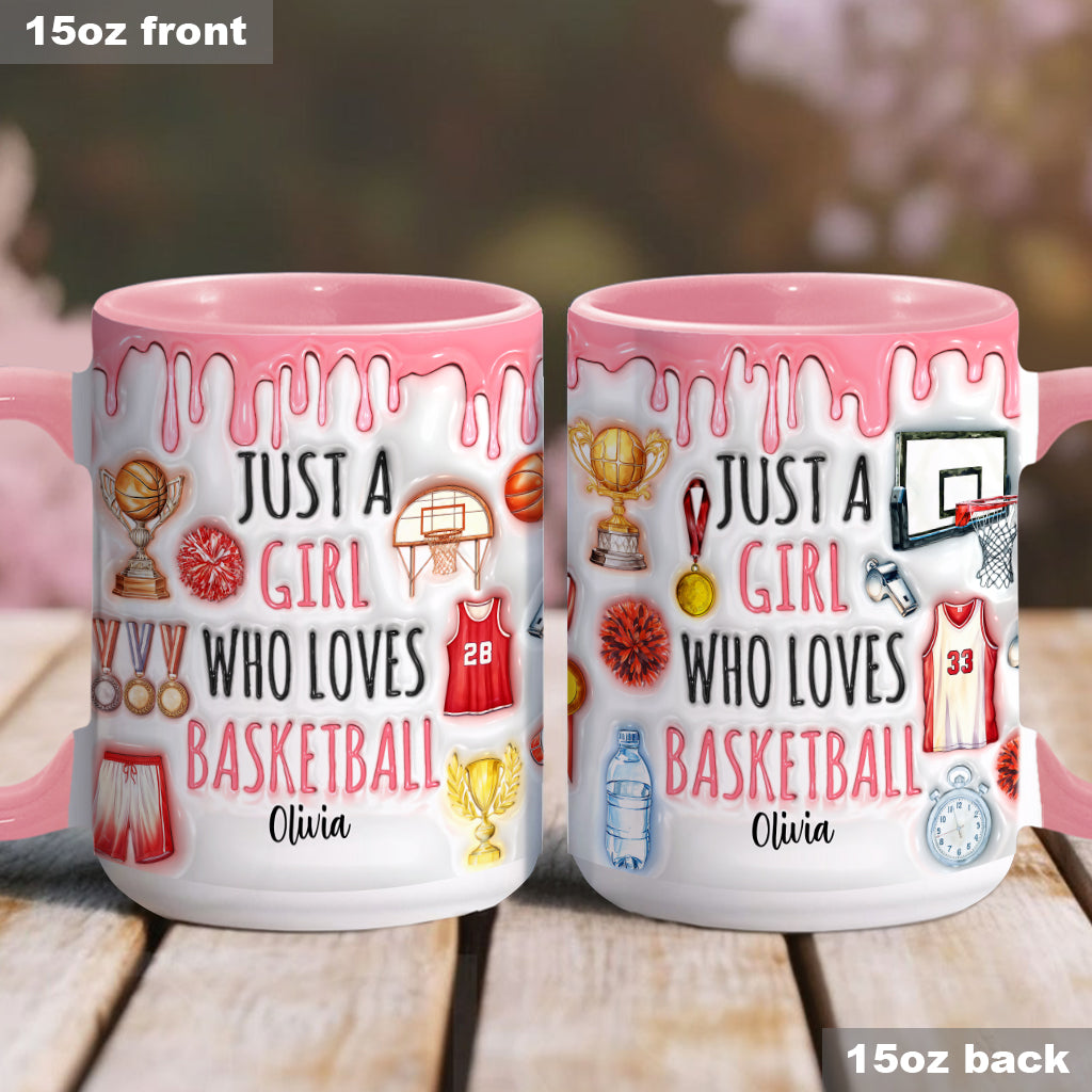 Mug personnalisé « Juste un garçon/une fille qui aime le basket »
