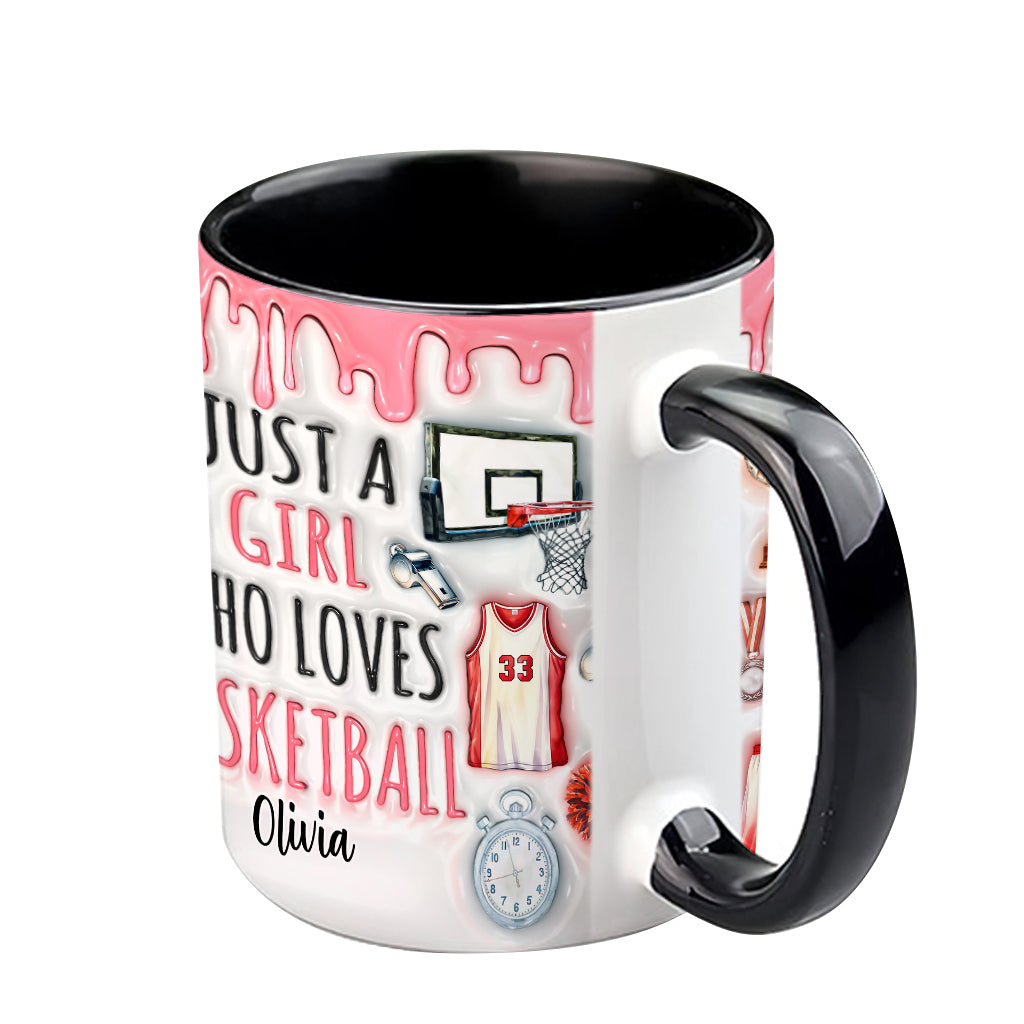 Mug personnalisé « Juste un garçon/une fille qui aime le basket »