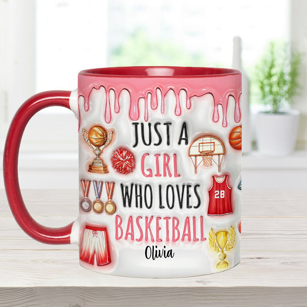 Mug personnalisé « Juste un garçon/une fille qui aime le basket »