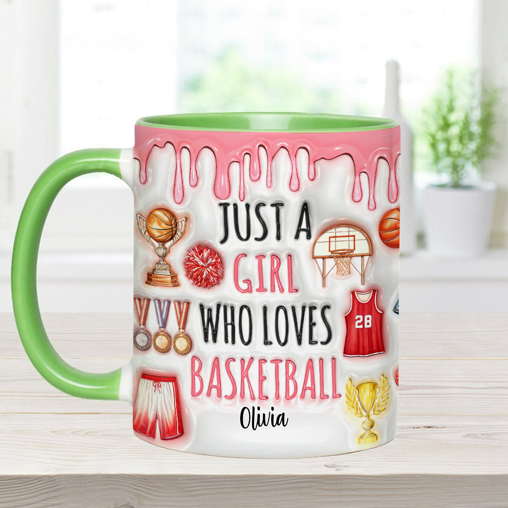 Mug personnalisé « Juste un garçon/une fille qui aime le basket »