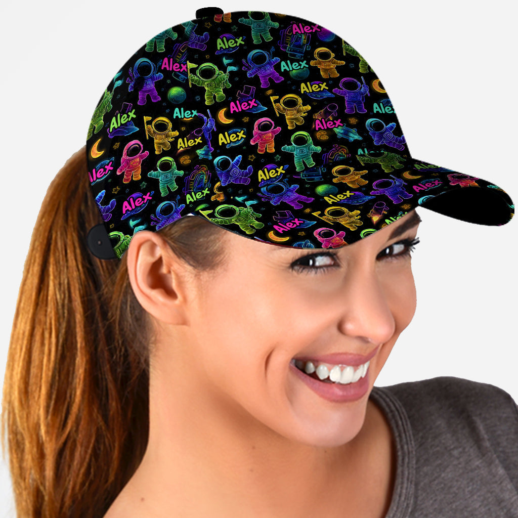 Casquette classique personnalisée pour enfant, idéale pour les sorties en plein air, motif astronaute.