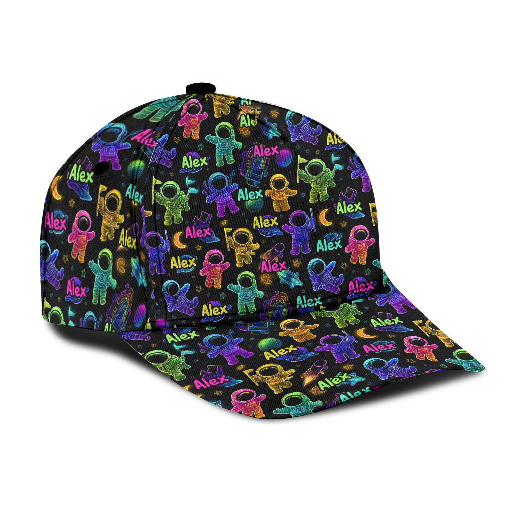 Casquette classique personnalisée pour enfant, idéale pour les sorties en plein air, motif astronaute.