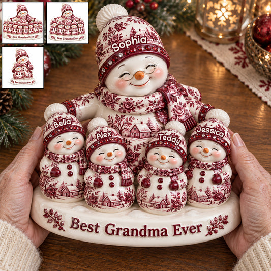 Meilleur Cadeau de Noël pour Mamie/Maman - Plaque 3D Personnalisée
