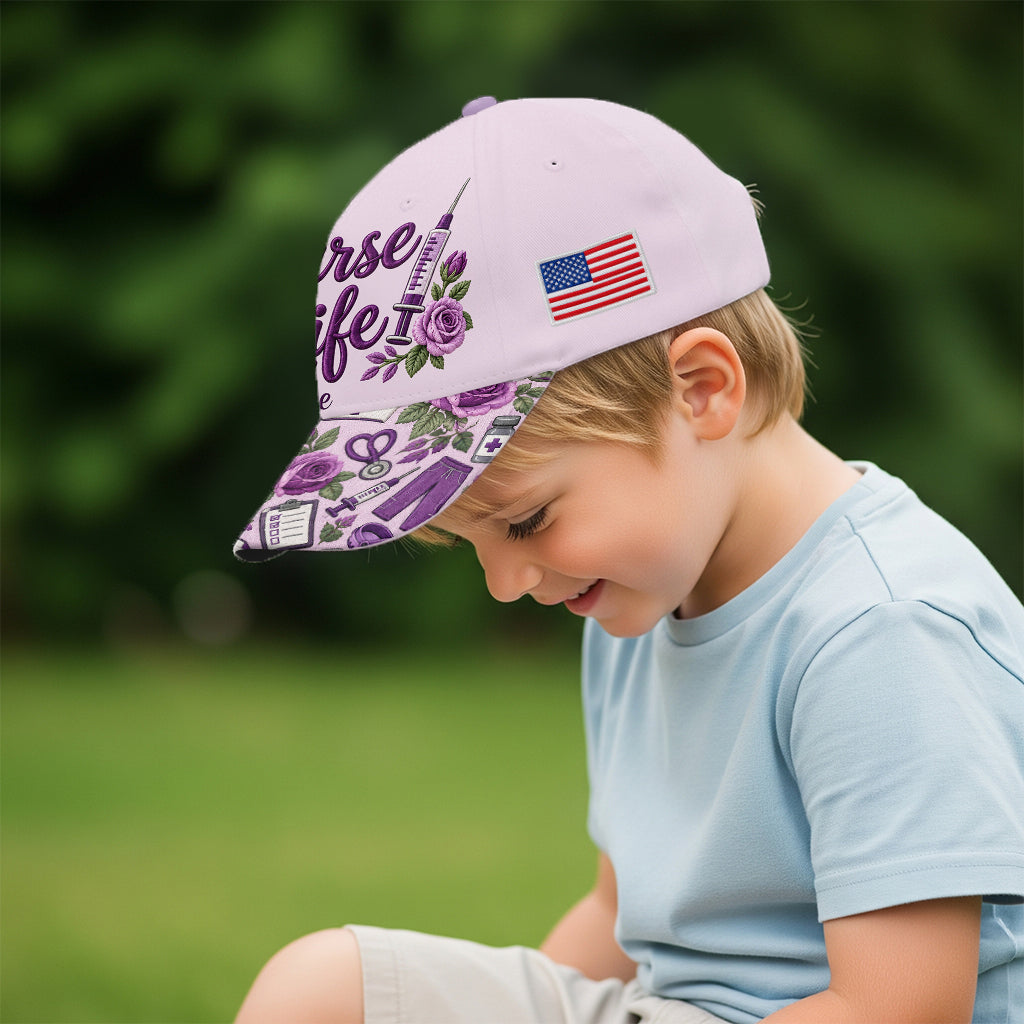 Amour Infirmière - Casquette Infirmière Personnalisée