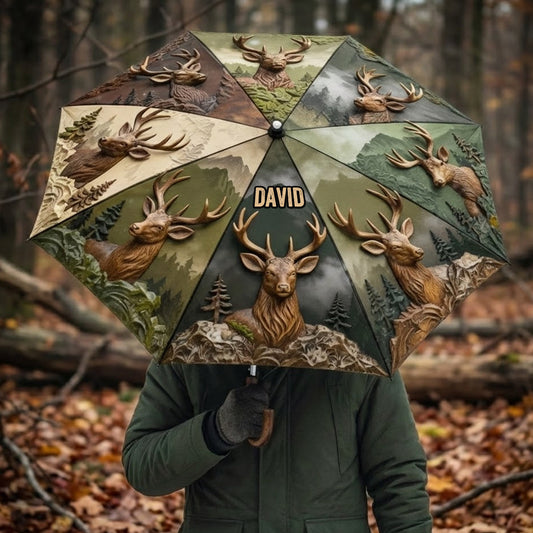 Cadeau idéal pour les passionnés de chasse - Parapluie de chasse personnalisé