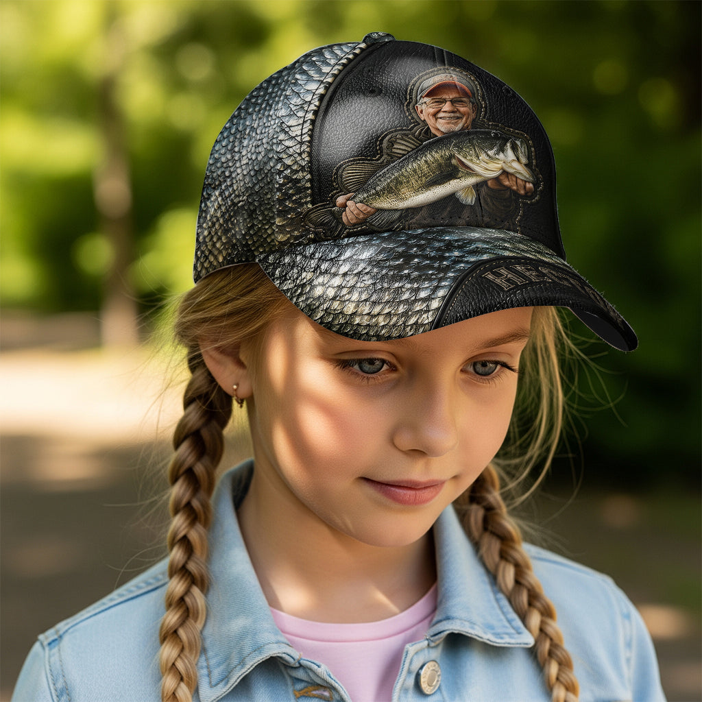 Casquette Classique de Pêche Personnalisée - Photo d'Amour