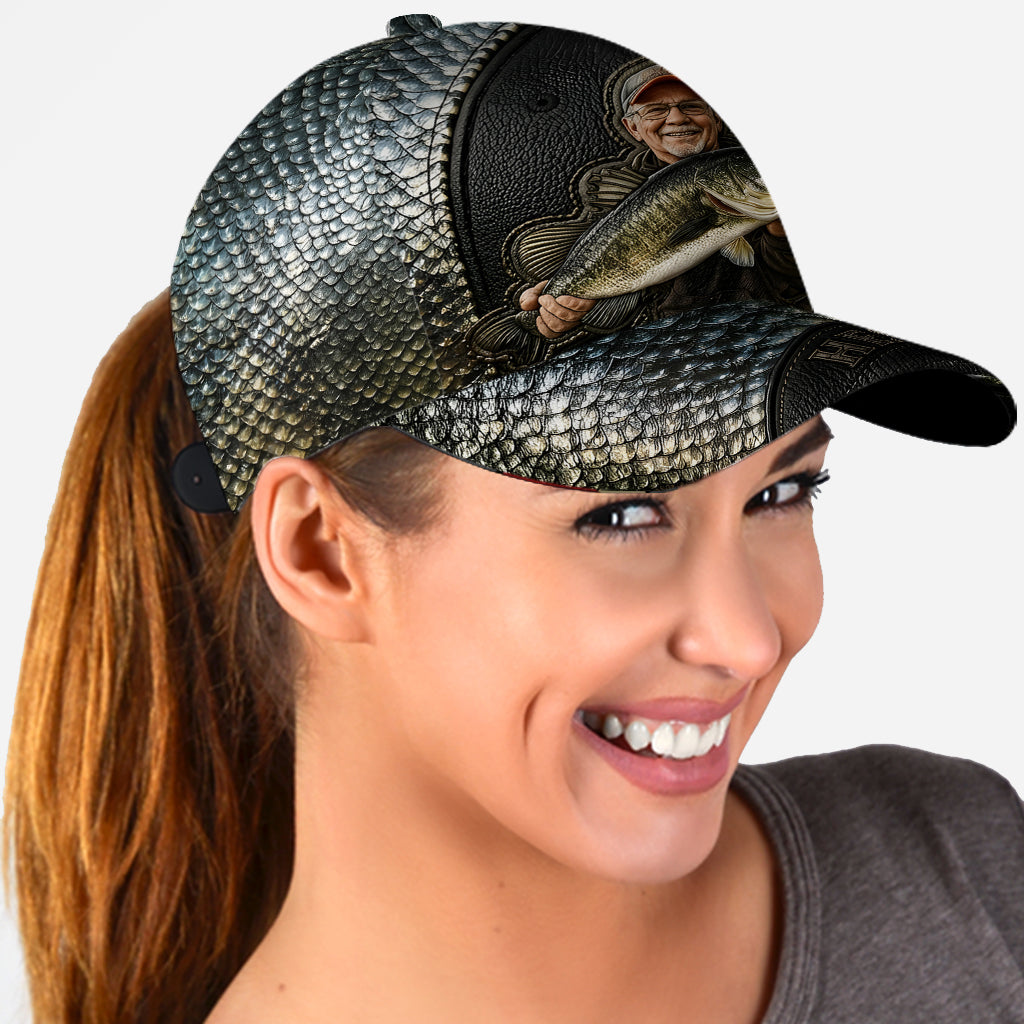 Casquette Classique de Pêche Personnalisée - Photo d'Amour