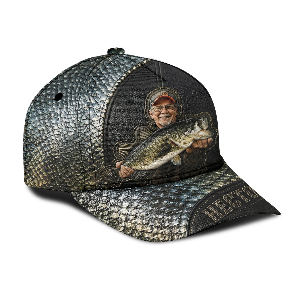 Casquette Classique de Pêche Personnalisée - Photo d'Amour