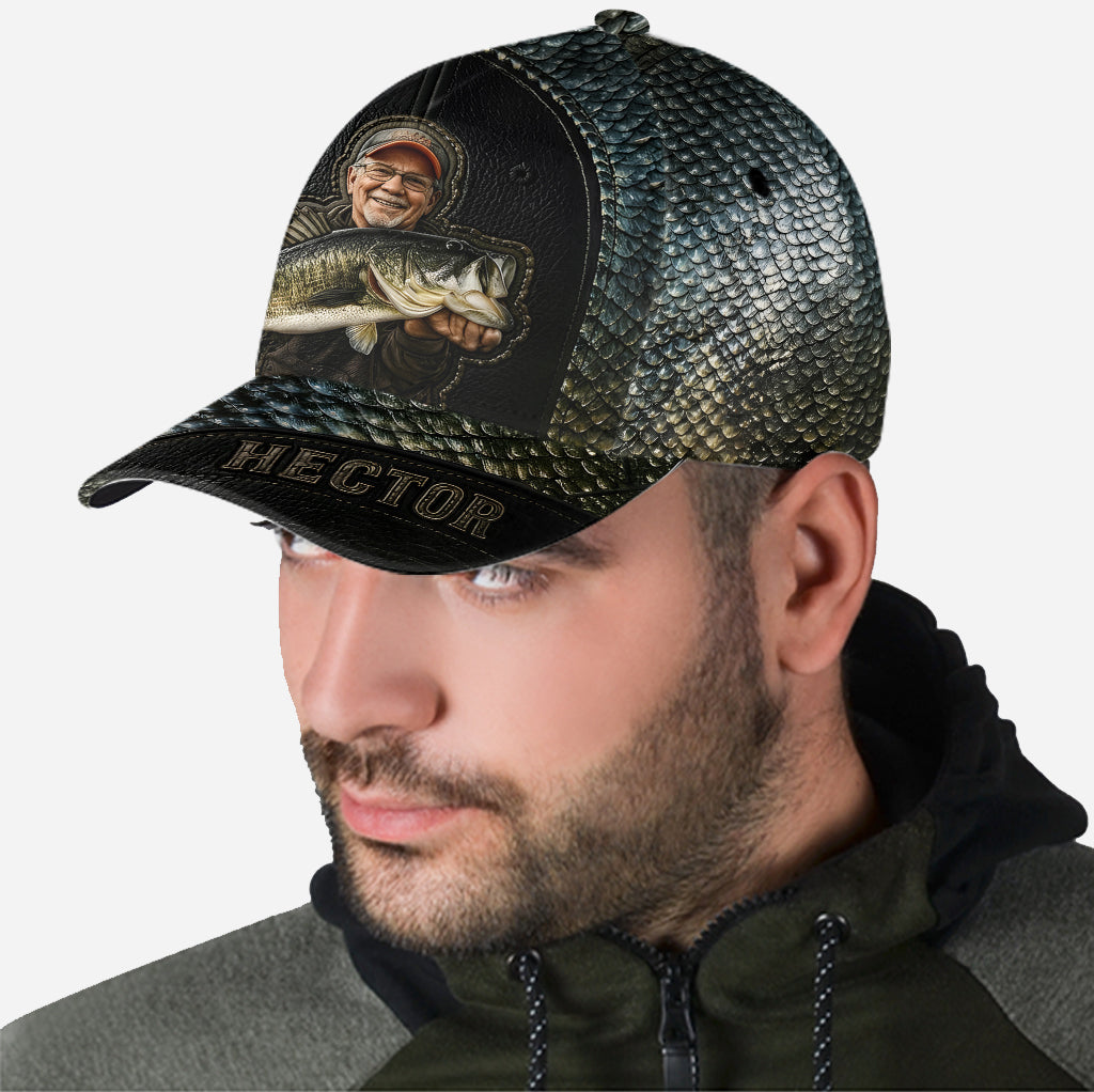 Casquette Classique de Pêche Personnalisée - Photo d'Amour