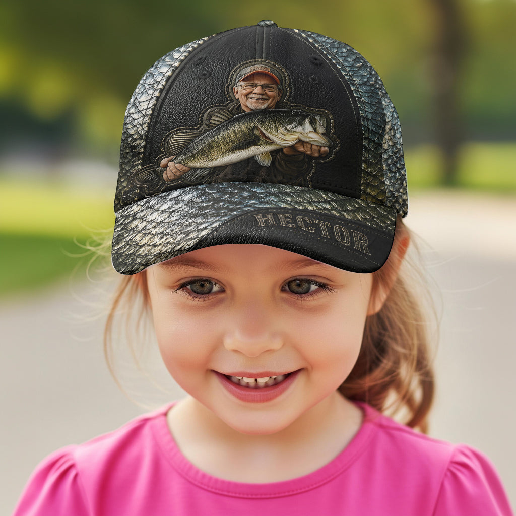 Casquette Classique de Pêche Personnalisée - Photo d'Amour