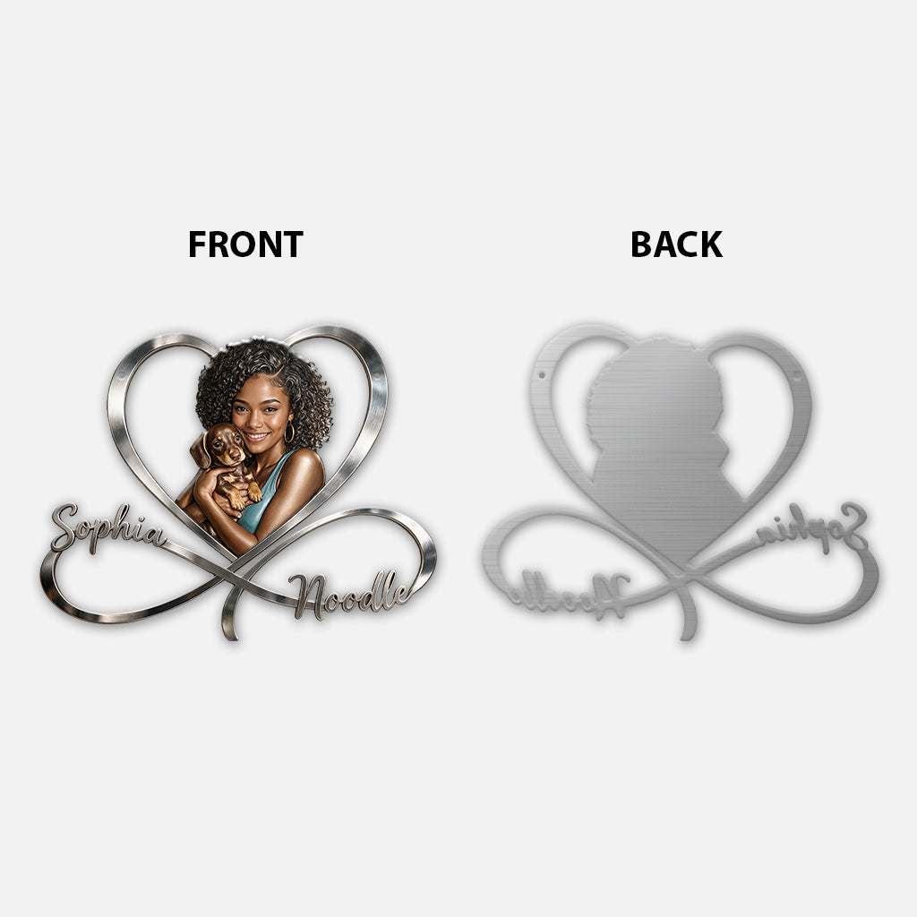 A Bond That Can't Be Broken - Personalized Dog 3D Printed Cut Metal Sign