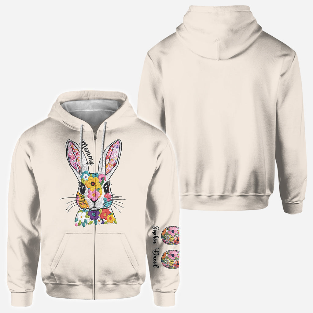 Cadeau « Lapin de maman » pour maman, grand-mère… - T-shirt personnalisé « Maman »