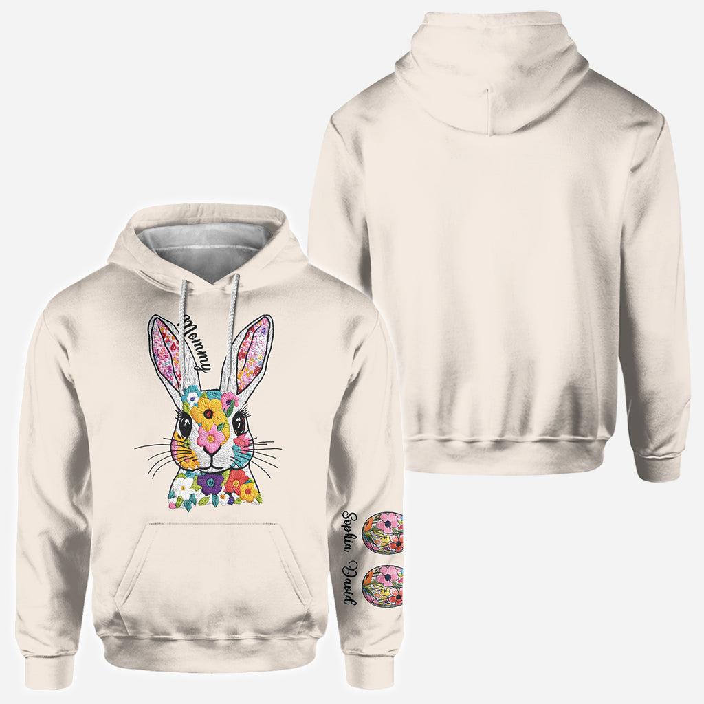 Cadeau « Lapin de maman » pour maman, grand-mère… - T-shirt personnalisé « Maman »