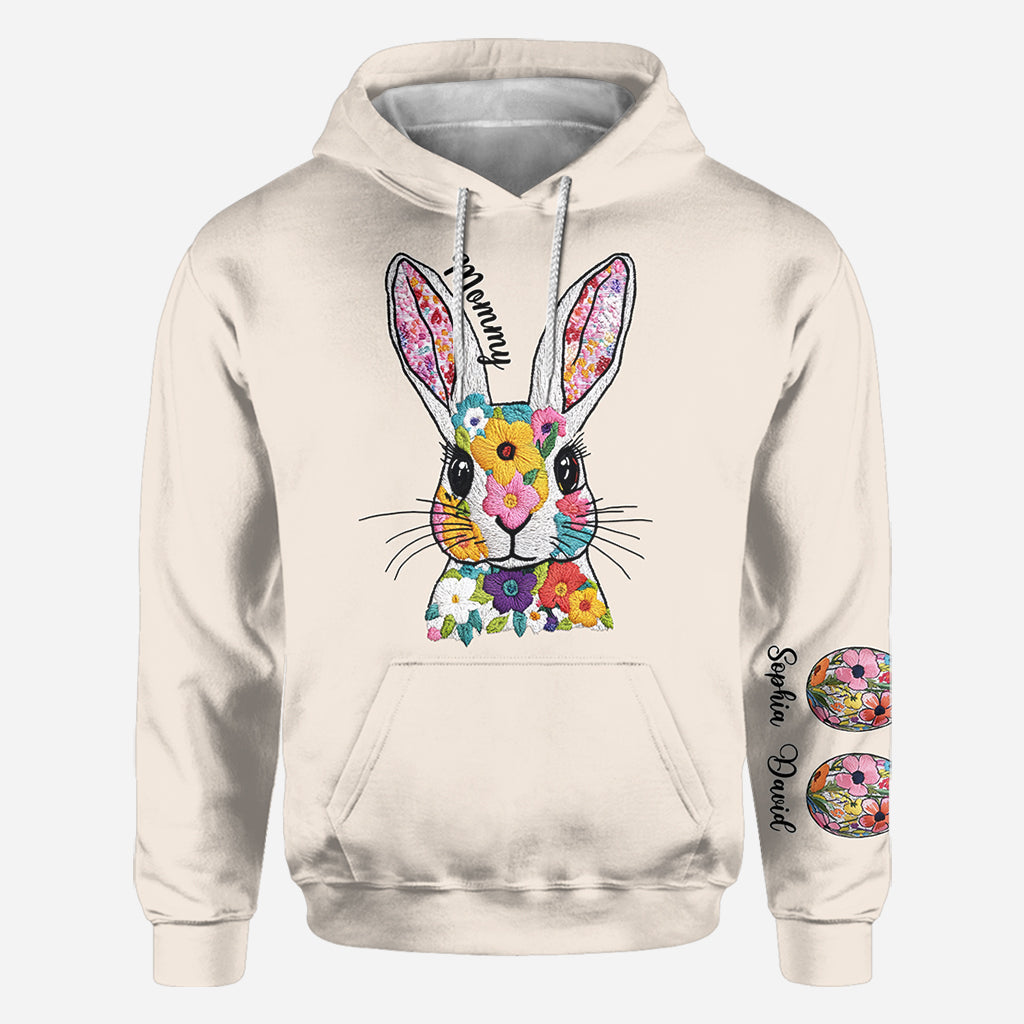 Cadeau « Lapin de maman » pour maman, grand-mère… - T-shirt personnalisé « Maman »