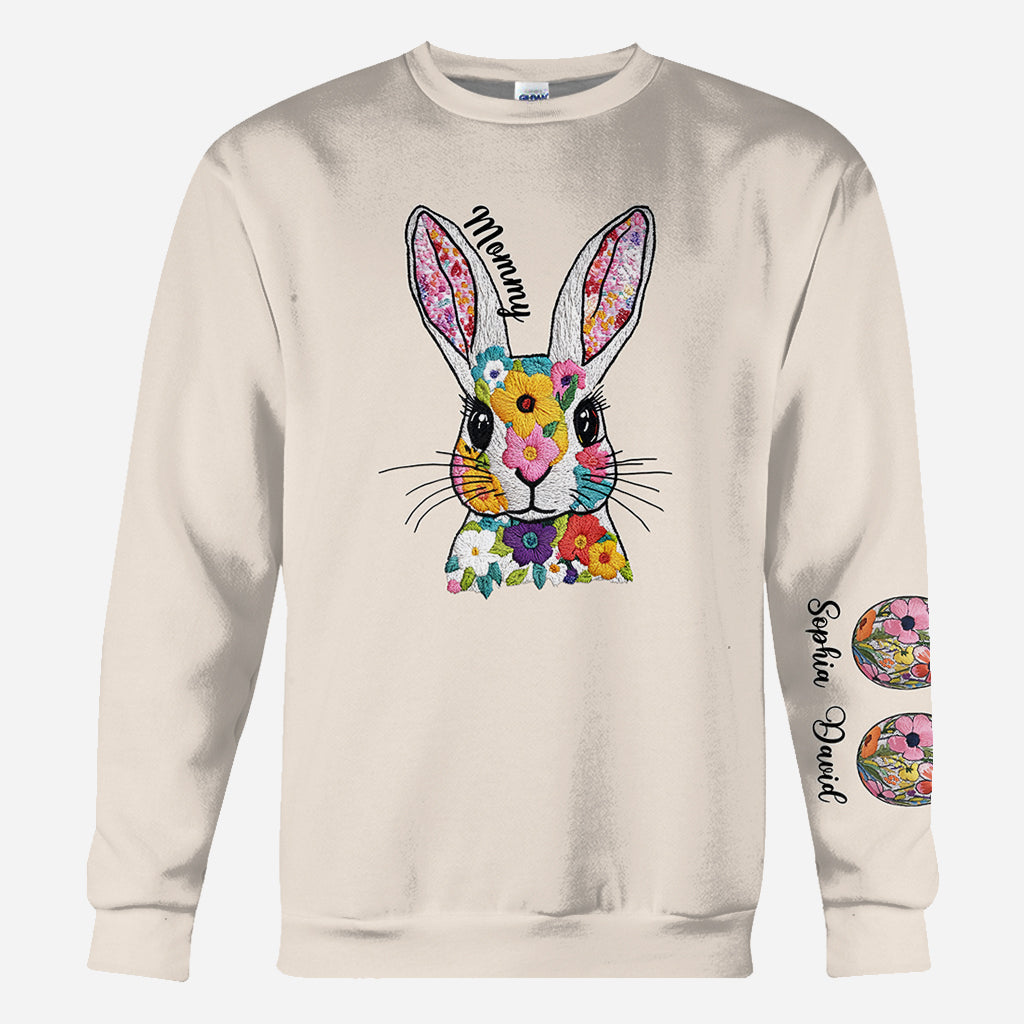 Cadeau « Lapin de maman » pour maman, grand-mère… - T-shirt personnalisé « Maman »