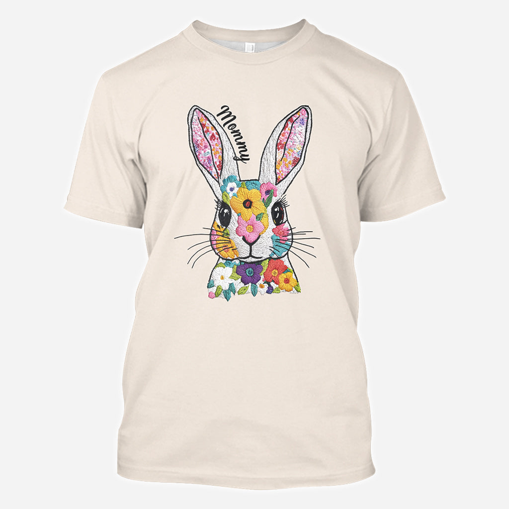 Cadeau « Lapin de maman » pour maman, grand-mère… - T-shirt personnalisé « Maman »