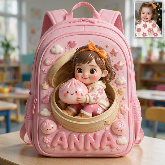 Sac à dos en cuir personnalisé pour enfant - Cadeau amusant avec paillettes
