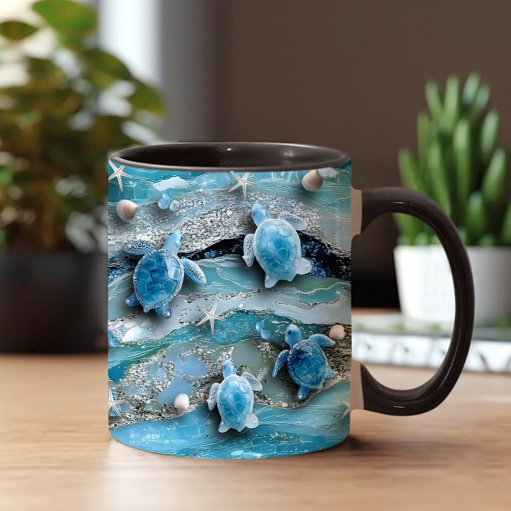 Mug personnalisé « J’adore les tortues »