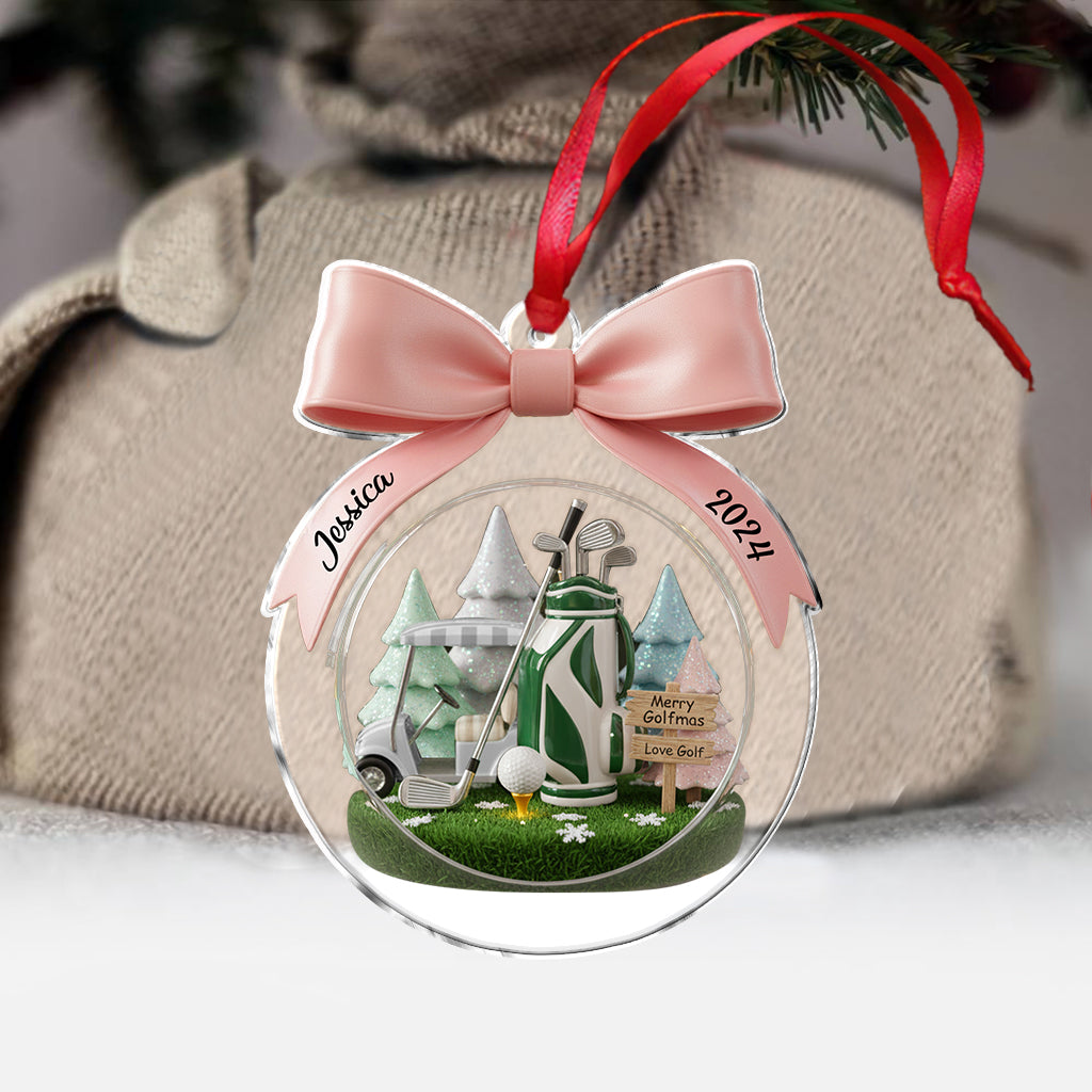 Golf Christmas - Personalized Golf Ornament