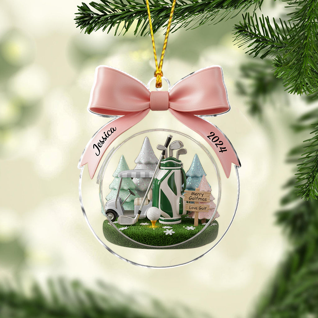 Golf Christmas - Personalized Golf Ornament
