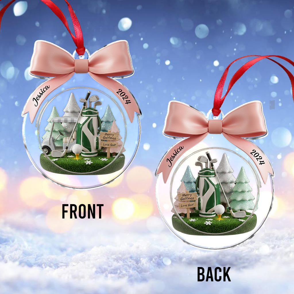 Golf Christmas - Personalized Golf Ornament