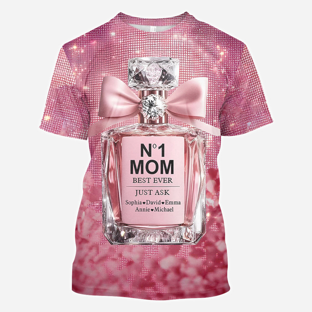 No1 Mom Ever - Personalized Mother All Over Shirt