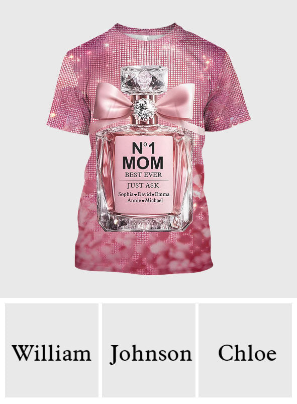 No1 Mom Ever - Personalized Mother All Over Shirt