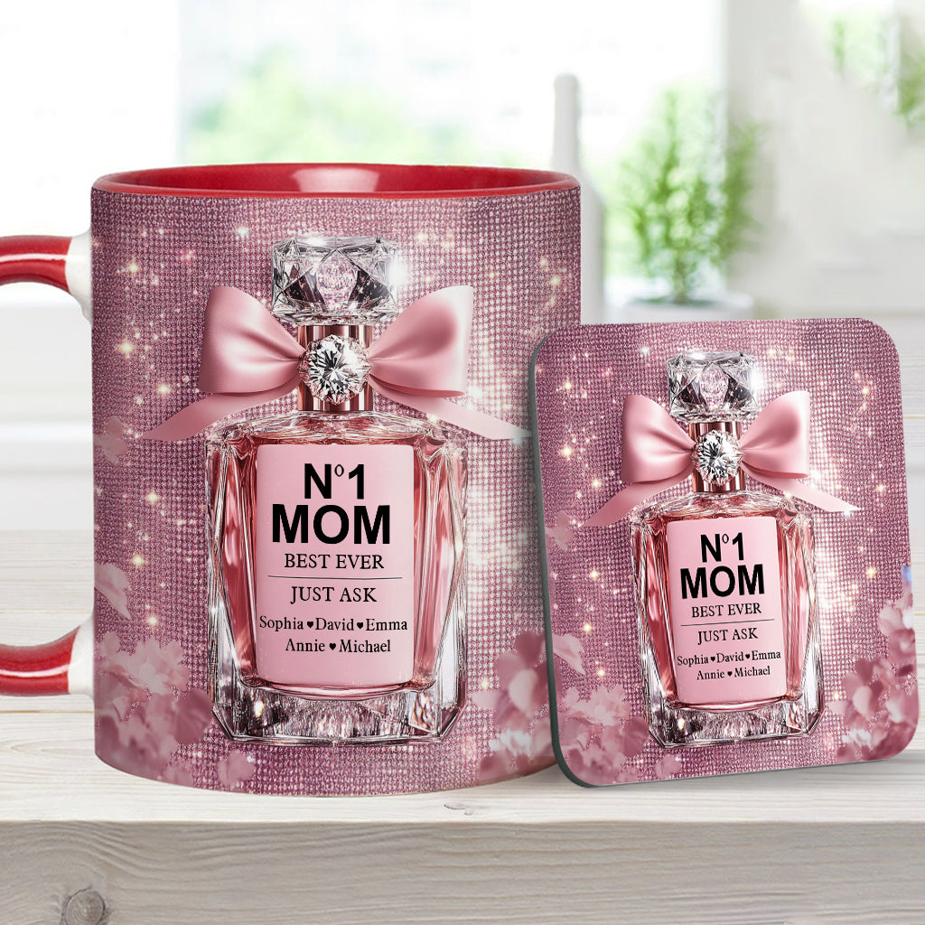 No1 Mom Ever - Personalized Mother Accent Mug