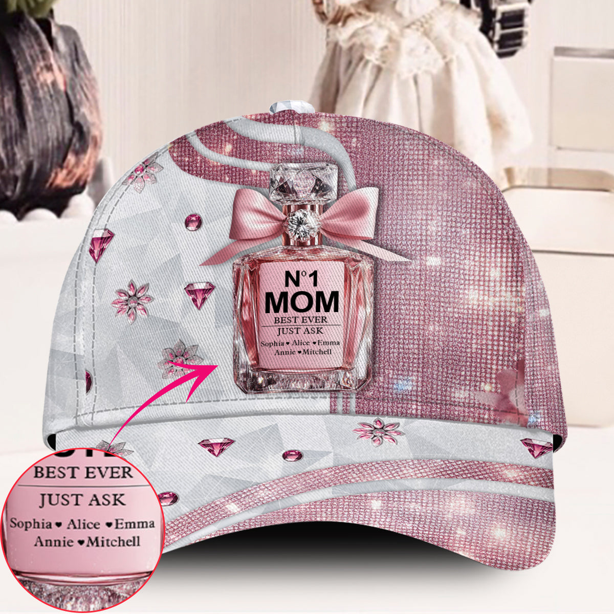 No1 Mom Ever - Personalized Mother Classic Cap