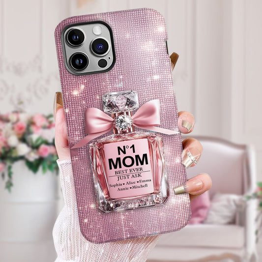 Meilleure maman du monde - Coque de téléphone personnalisée avec impression intégrale « Maman »