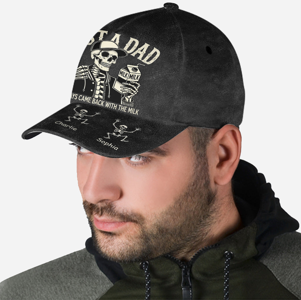 Un Papa Qui Ramène Toujours Du Lait - Casquette Classique Personnalisée