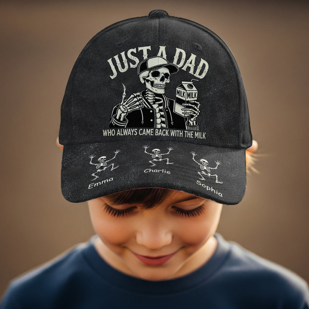 Un Papa Qui Ramène Toujours Du Lait - Casquette Classique Personnalisée