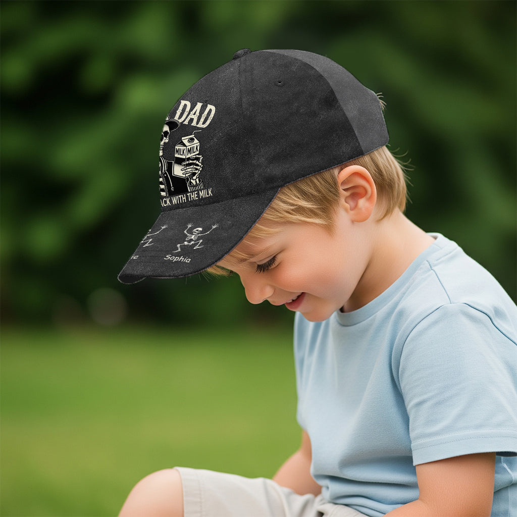 Un Papa Qui Ramène Toujours Du Lait - Casquette Classique Personnalisée