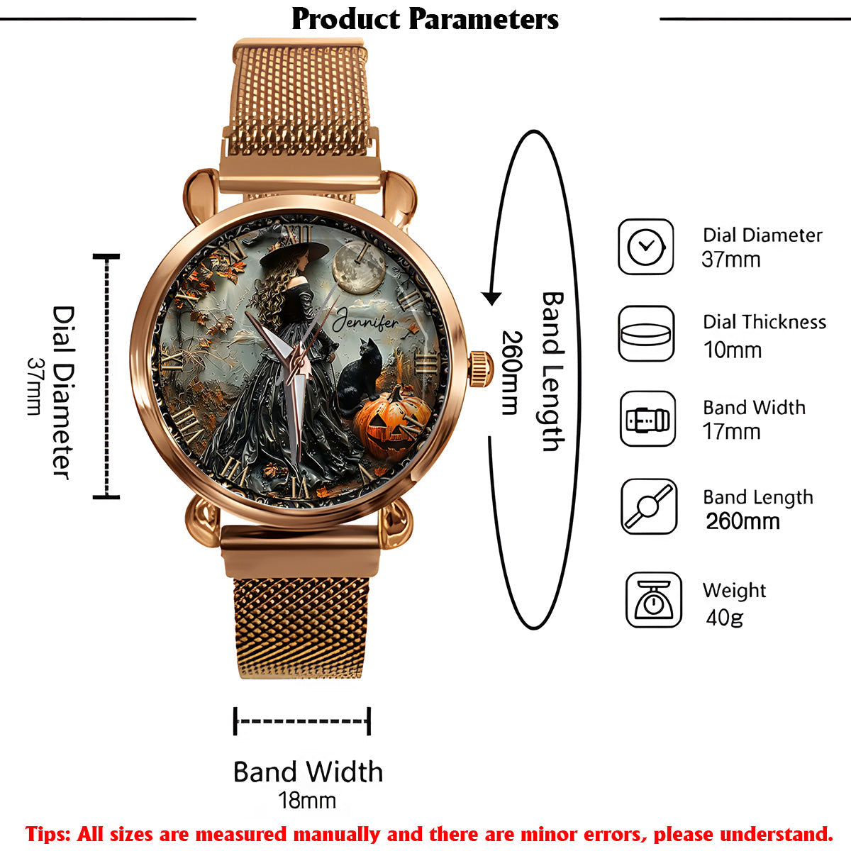 Magical Witch - Personalized Witch Women Hand Watch