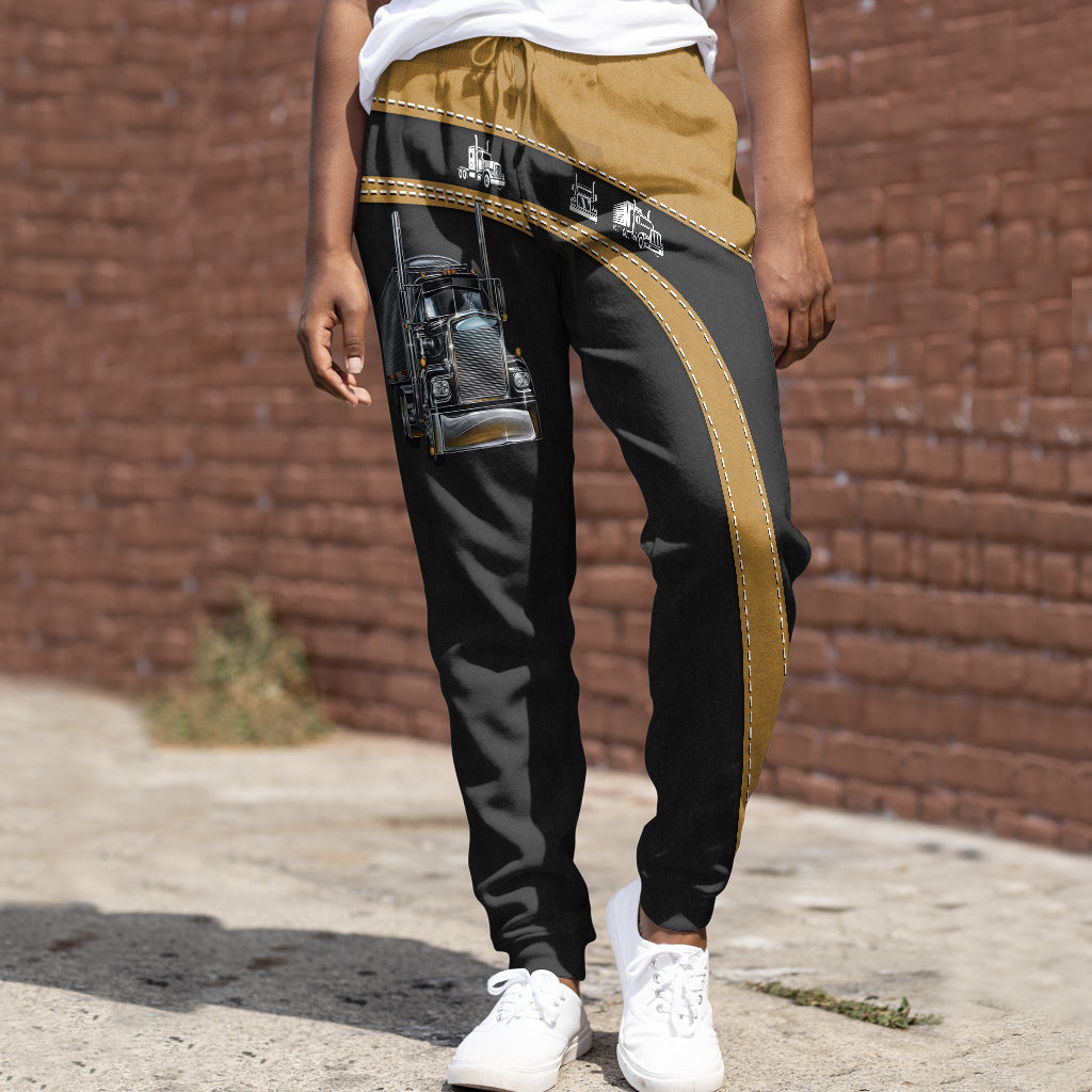 Truck Driver - Personalized Trucker Hoodie and Sweatpants