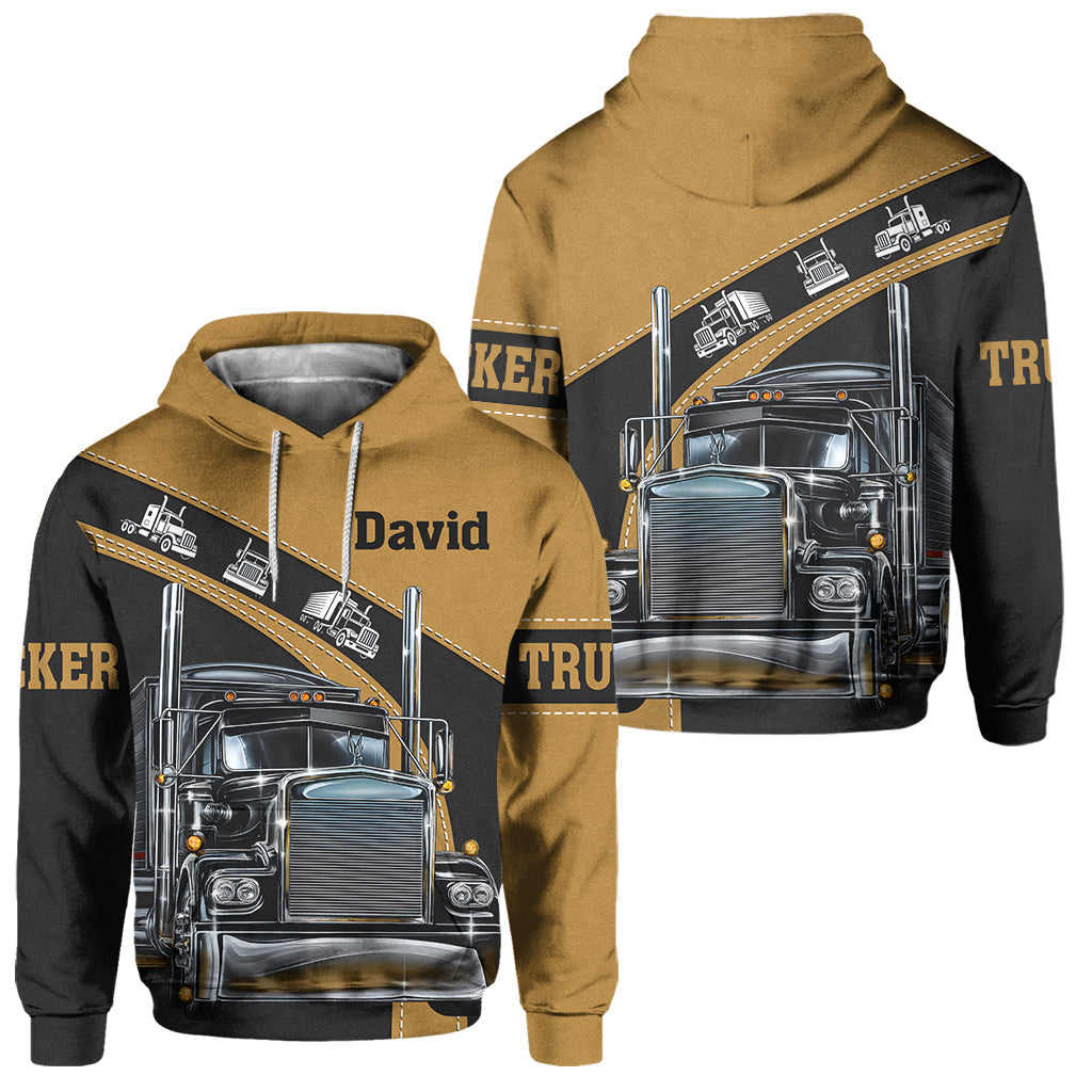 Truck Driver - Personalized Trucker Hoodie and Sweatpants