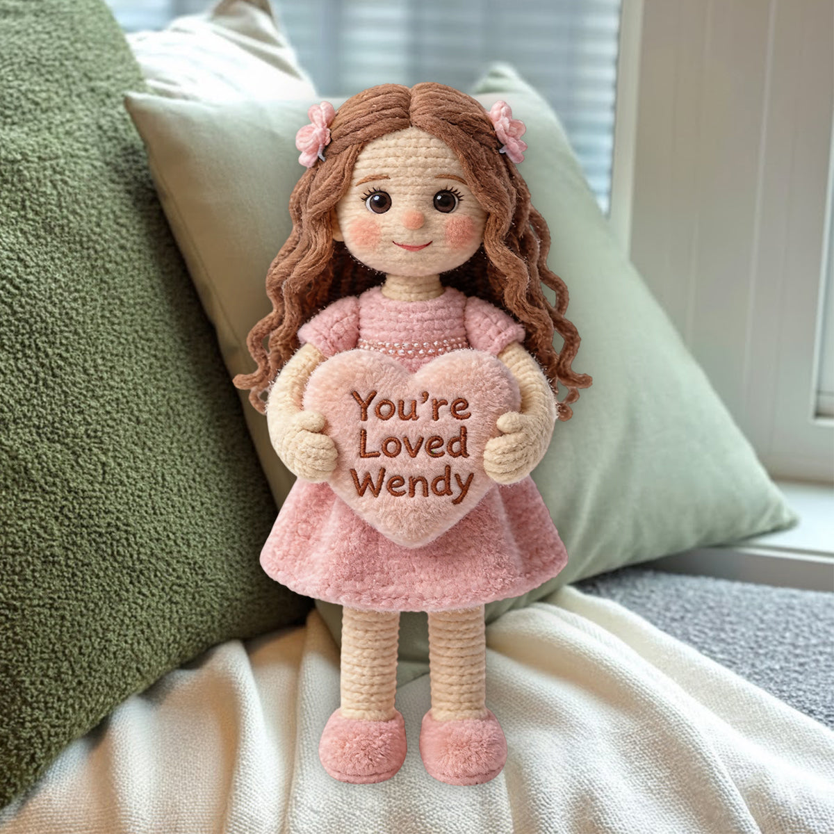 Any Photo Perfect Gift For Kid - Personalized Kid Premium Faux Fur Pillow