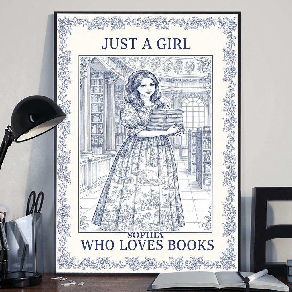 Cadeau idéal pour les amoureux des livres - Toile et affiche personnalisées avec un livre