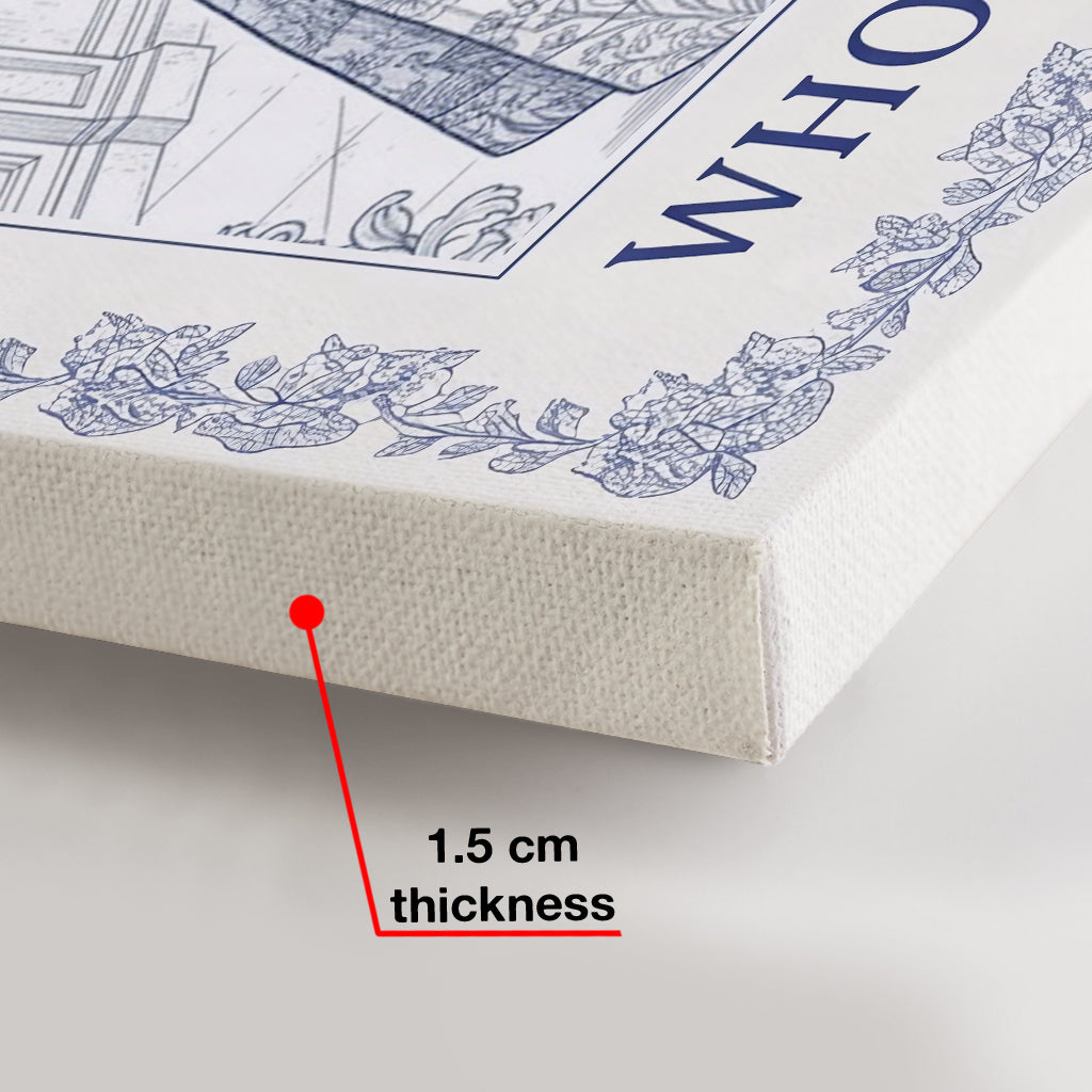 Cadeau idéal pour les amoureux des livres - Toile et affiche personnalisées avec un livre