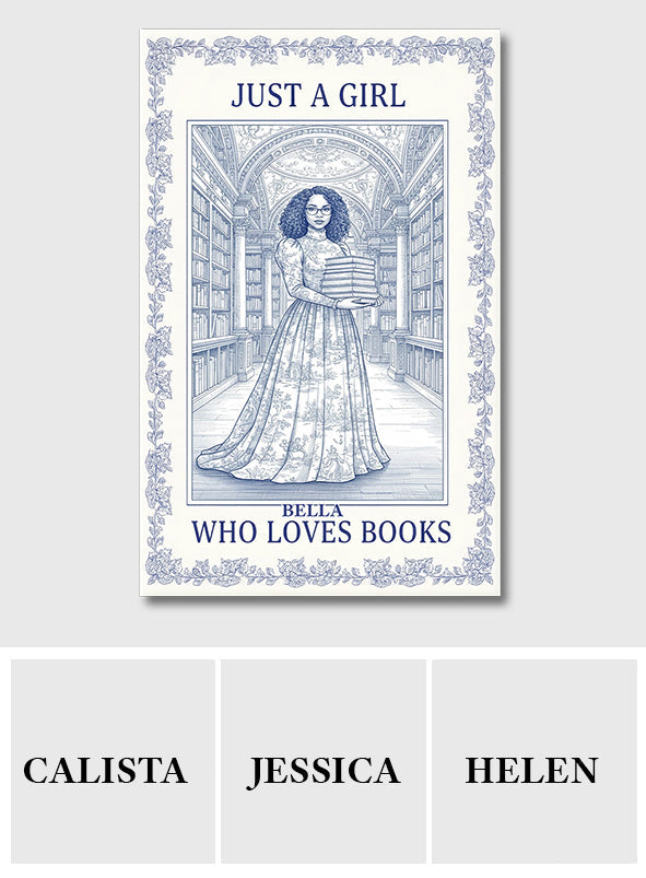 Cadeau idéal pour les amoureux des livres - Toile et affiche personnalisées avec un livre