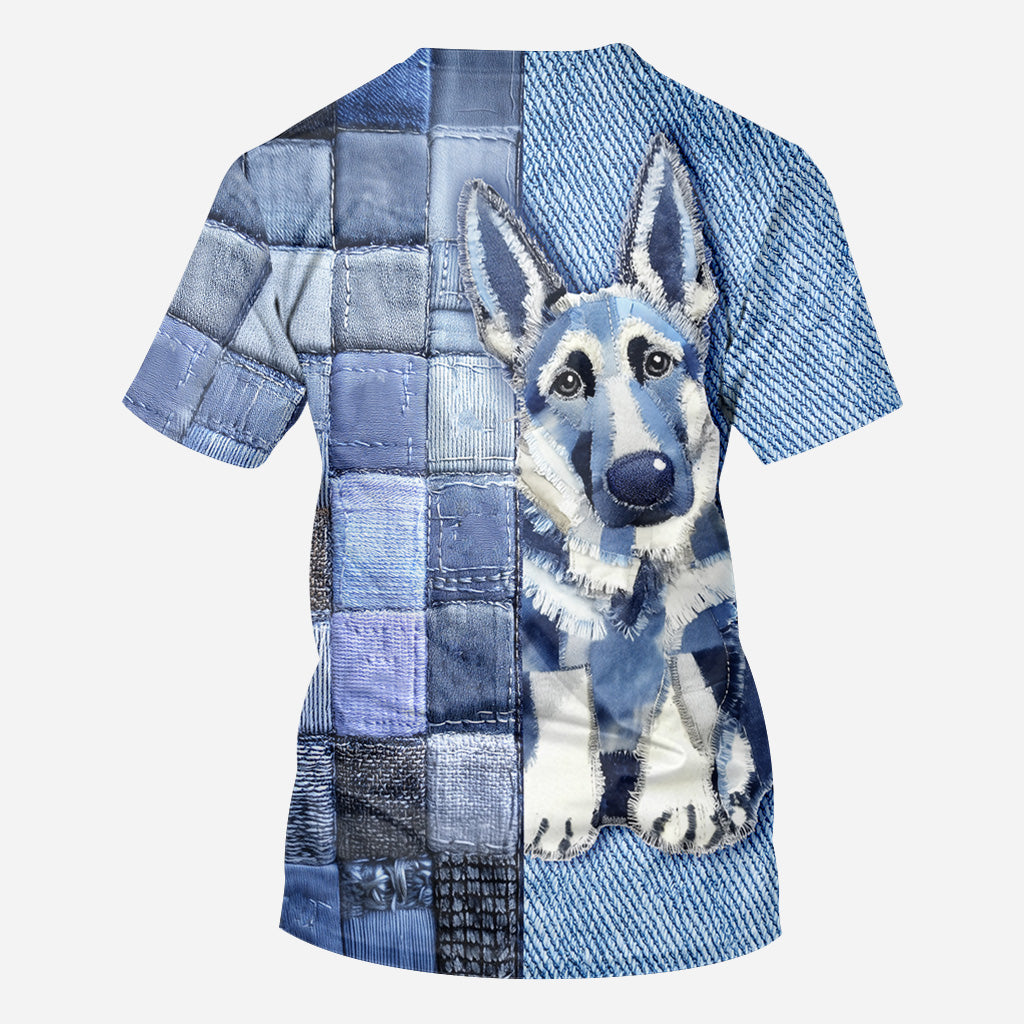 Love German Shepherds - Personalized Dog All Over Shirt