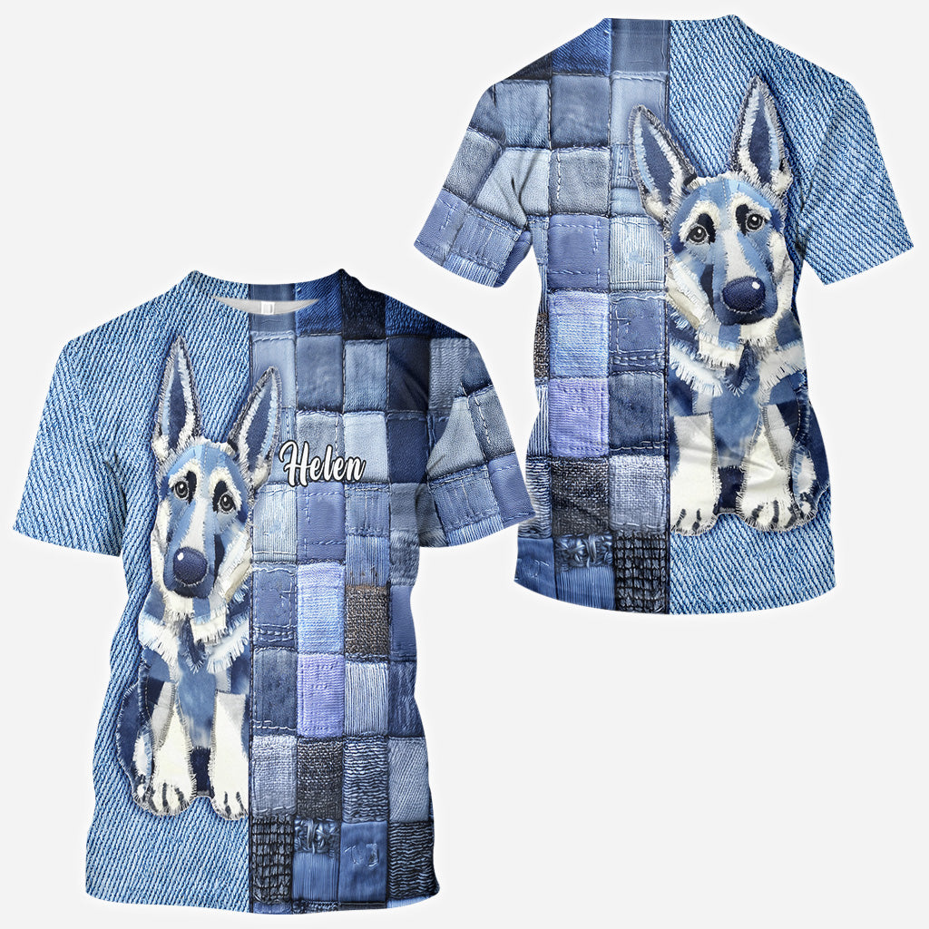 Love German Shepherds - Personalized Dog All Over Shirt