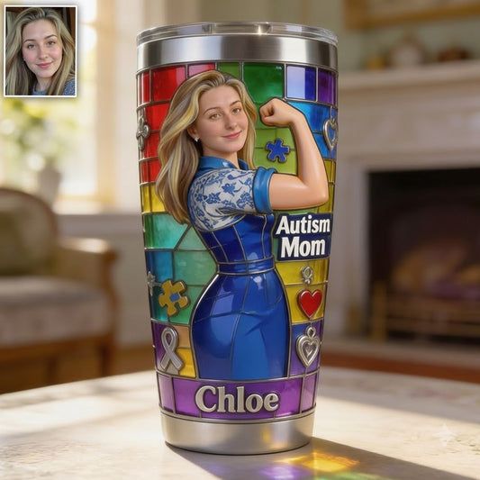 Autism Awareness - Personalized Autism Awareness Tumbler
