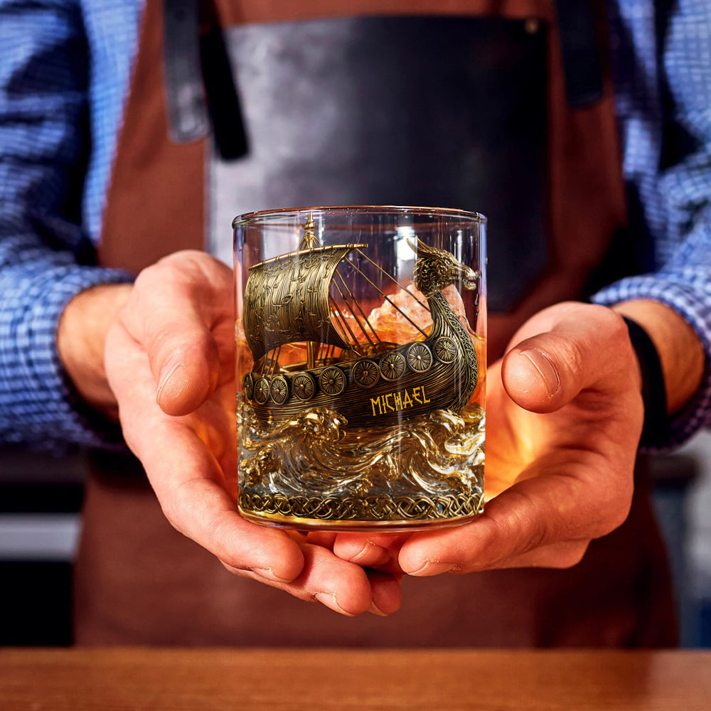 Viking - Verre à whisky Viking personnalisé
