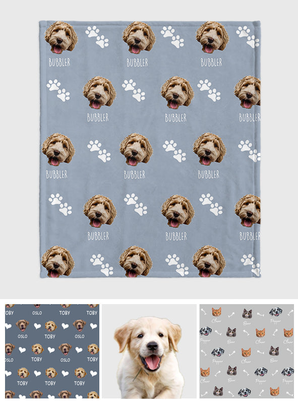 Amoureux des chiens, chats et autres animaux de compagnie - Couverture personnalisée pour chien