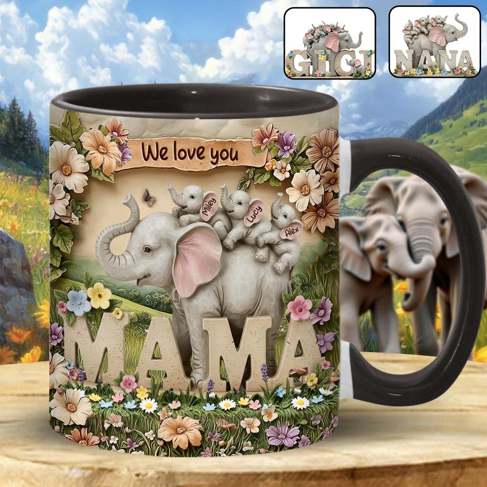 We Love You - Personalized Mother Accent Mug