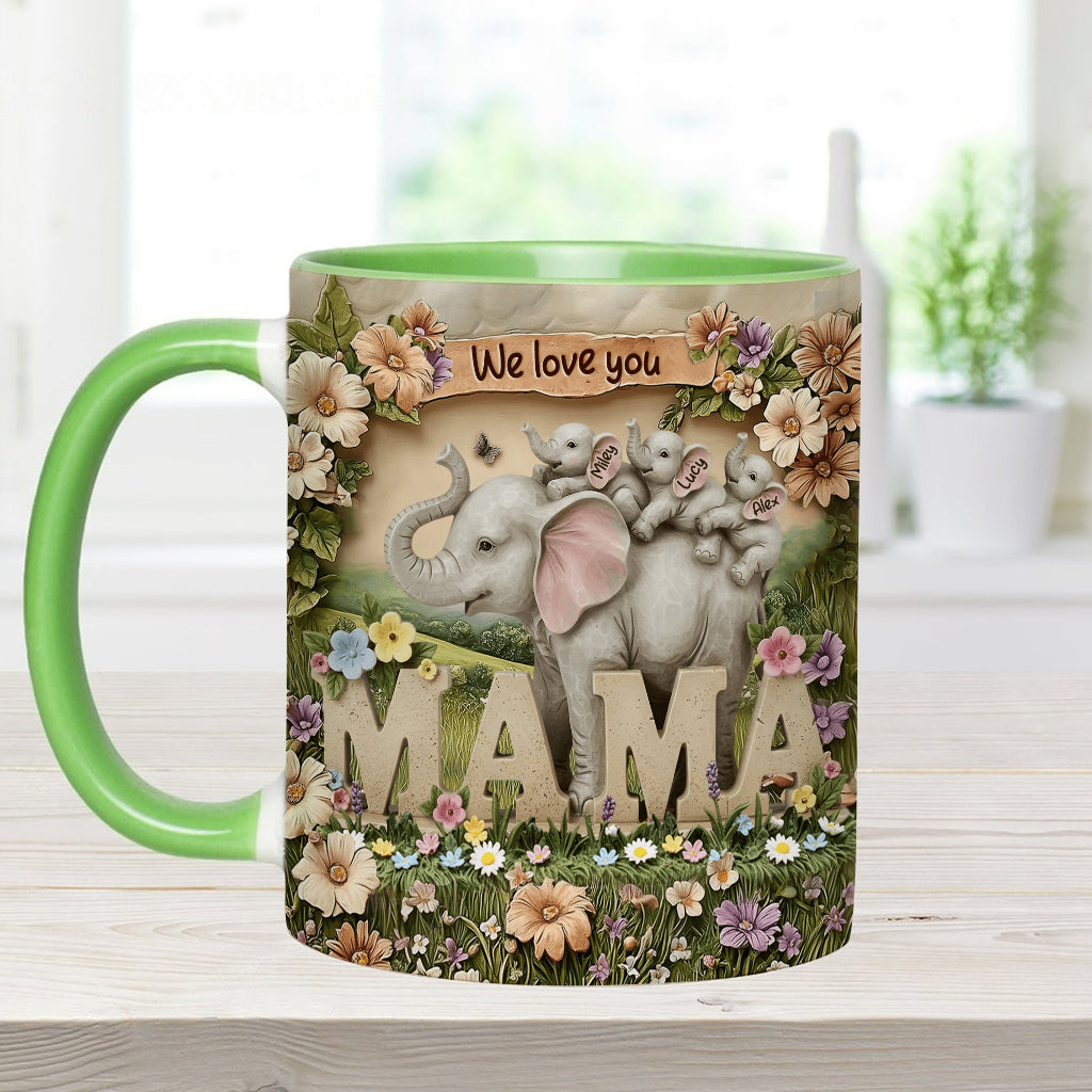 We Love You - Personalized Mother Accent Mug