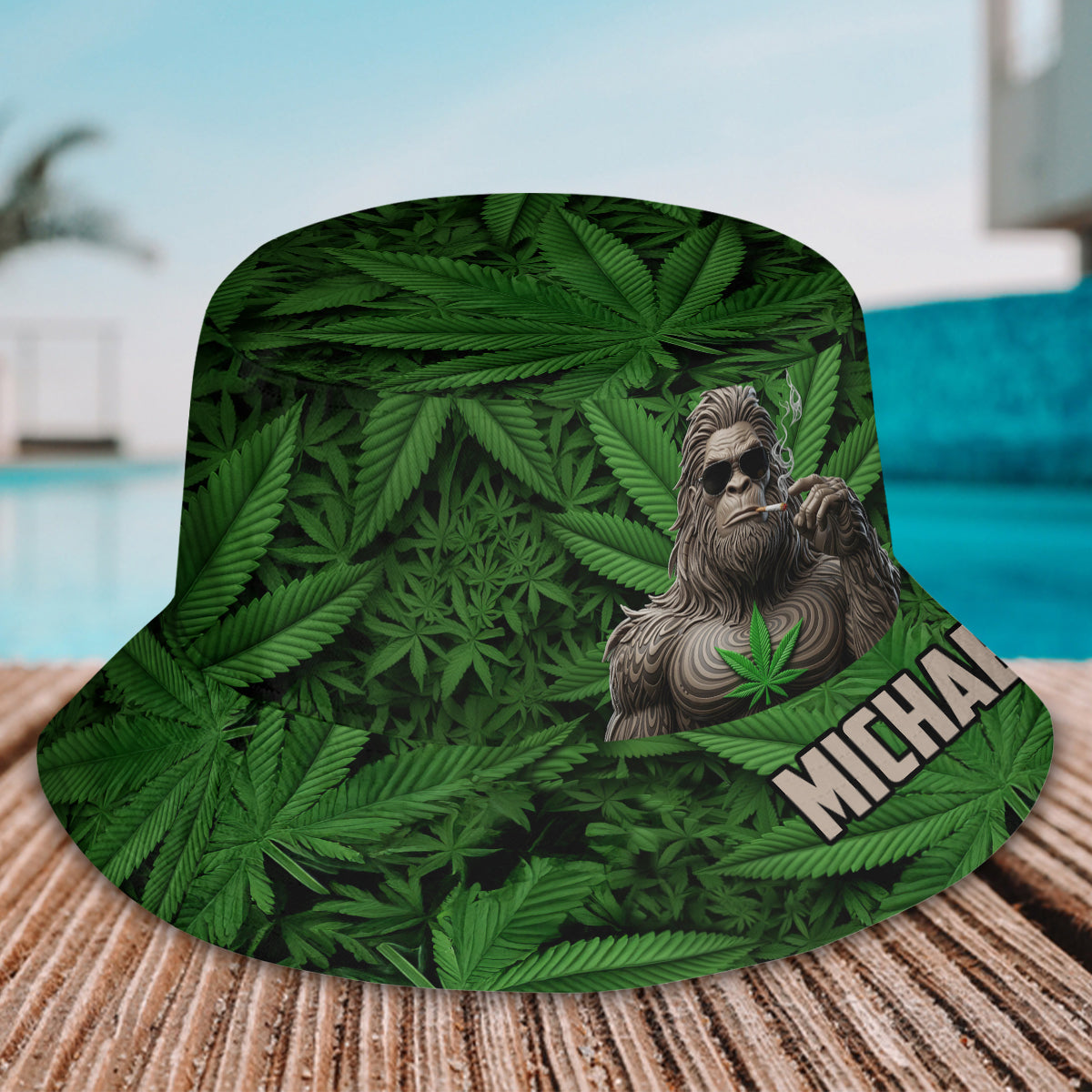Bigfoot fumeur - Bob à herbe personnalisé